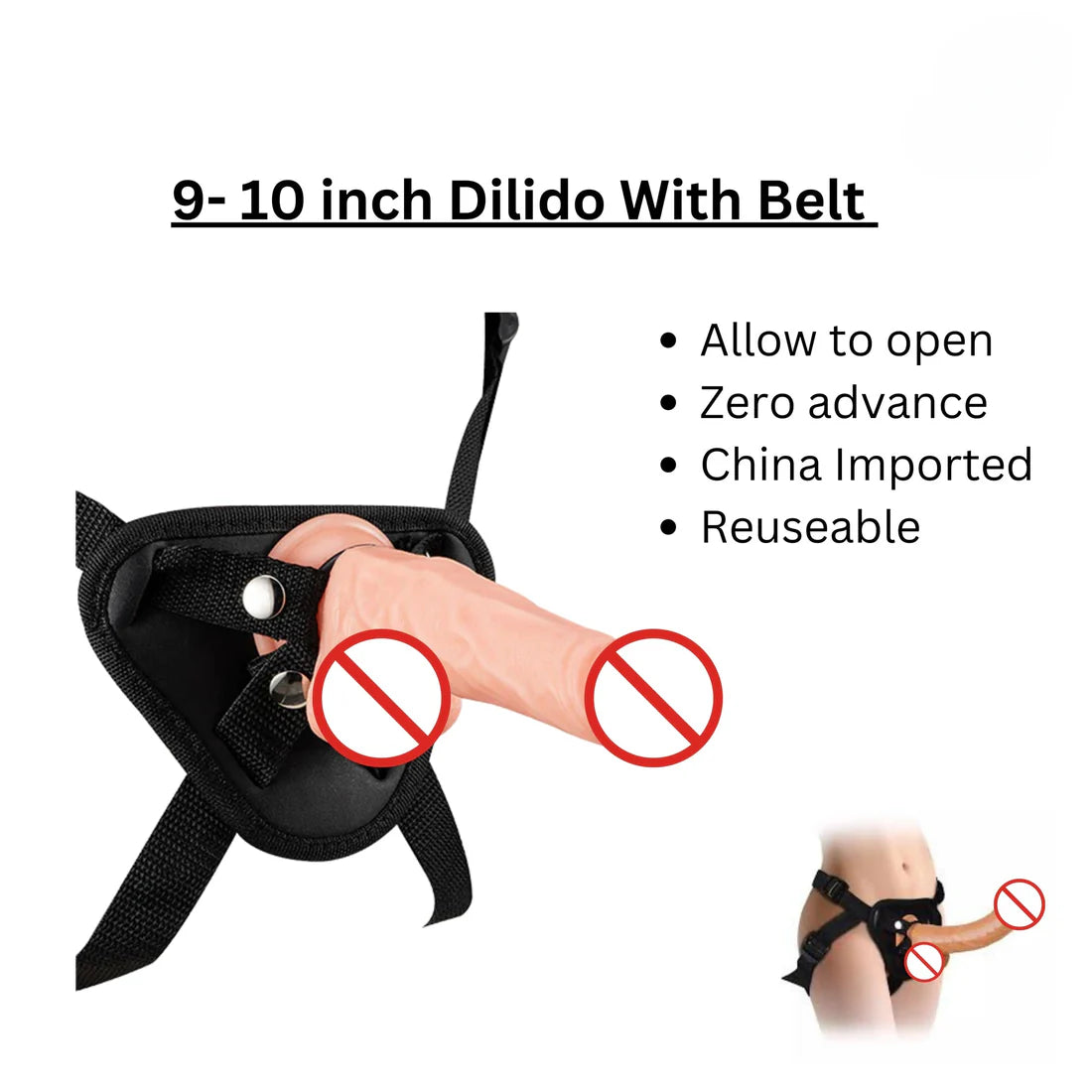 Wearable Comfort Device with Adjustable Belt (Open Design)